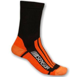 Ponožky Sensor Treking Evolution černá oranžová 1065673 9/11 UK